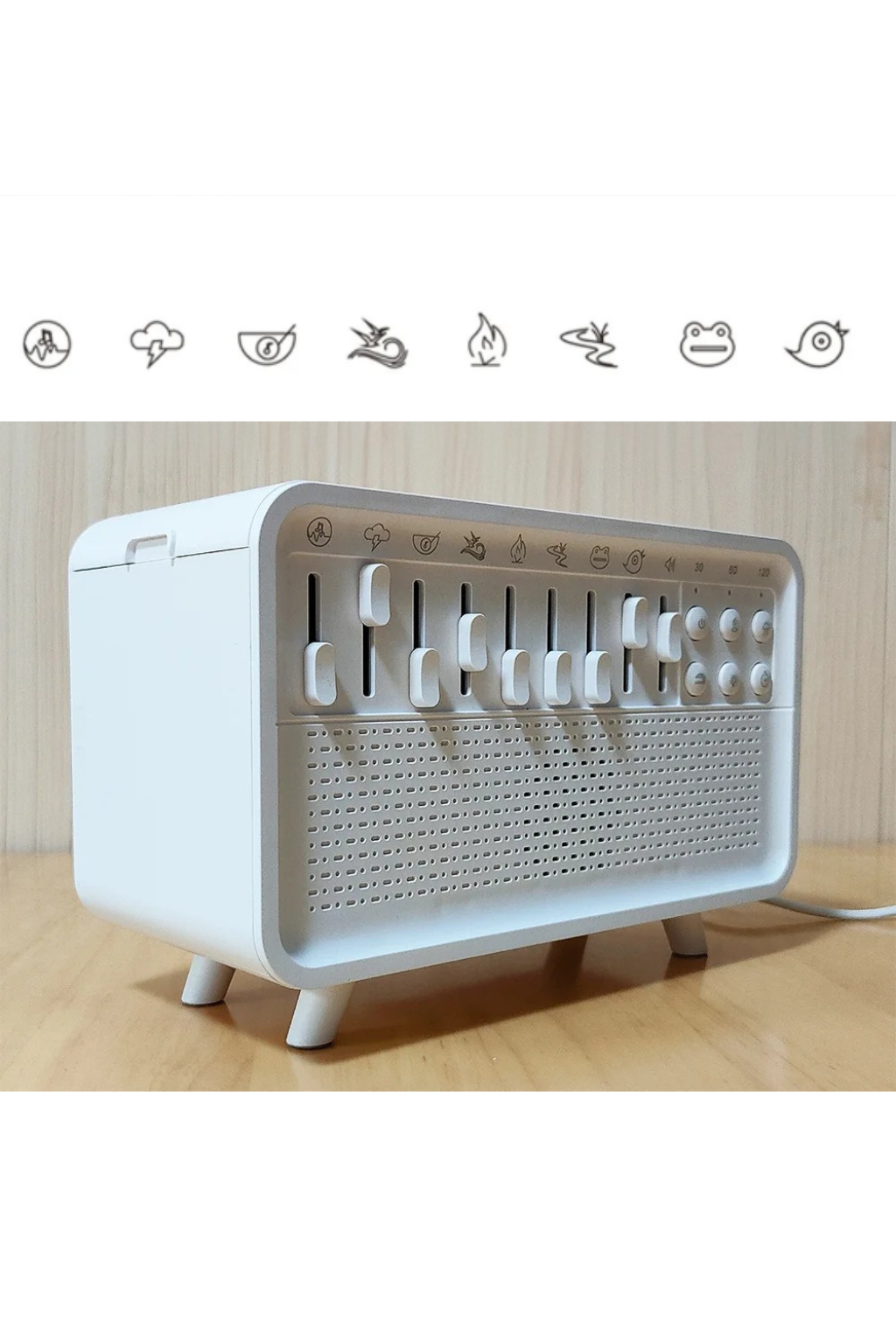 ZenMist One | Bluetooth Sleep Speaker mit Naturklängen & Nachtlicht