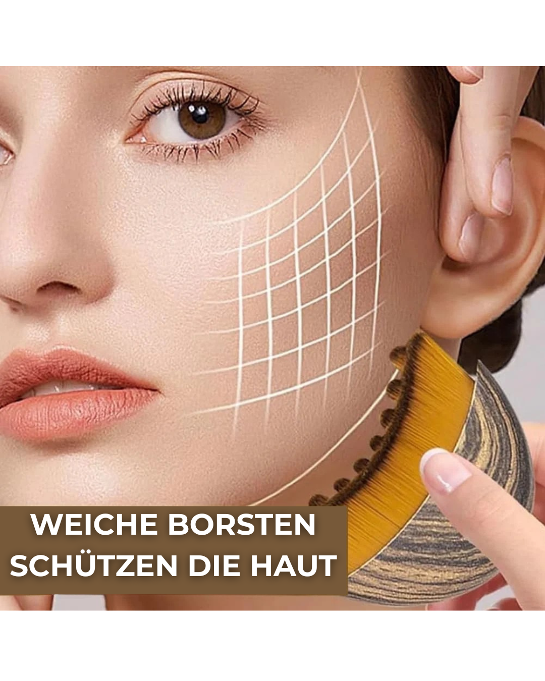 GlowContour – Gesichts-Massagebürste für Lymphdrainage & Konturen