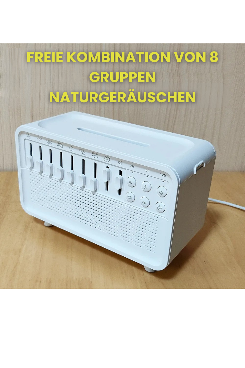 ZenMist One | Bluetooth Sleep Speaker mit Naturklängen & Nachtlicht