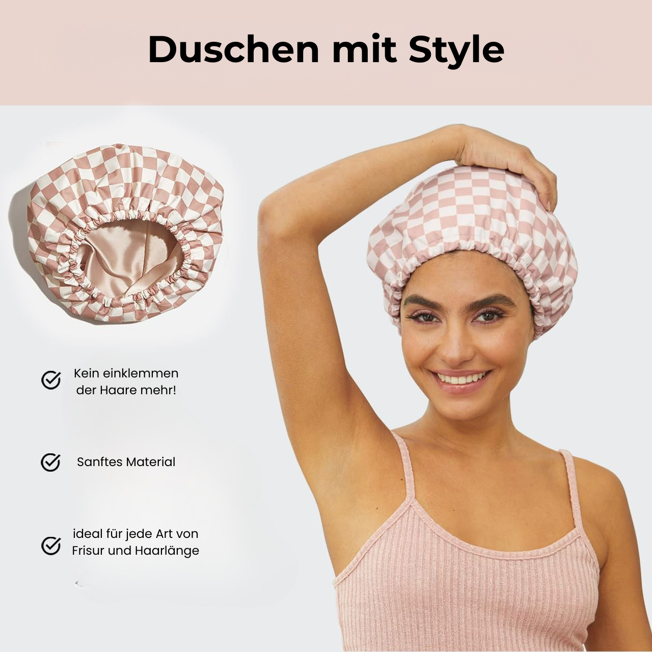 DryHair Shower Cap - Wiederverwendbar